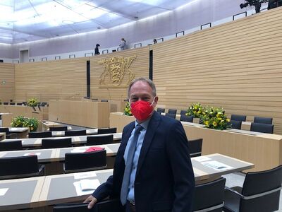 Hans-Peter Storz im Landtag